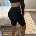 Shorts Bona Cycling Extra Sex Push-up Corsage Black Skin