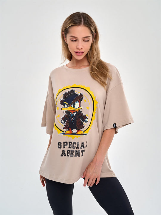 Oversized Sports T-Shirt Agent Duck - One size Oversized Sports T-Shirt Agent Duck - One size