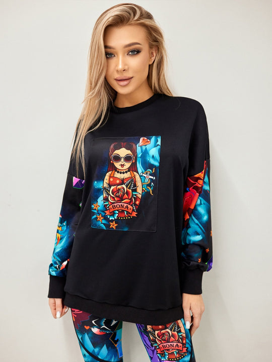 Sweatshirt PIC-shirt Pin-Up Girl Sweatshirt PIC-shirt Pin-Up Girl