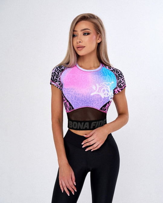 Workout Top Hi-Tech Shirt Graffiti Workout Top Hi-Tech Shirt Graffiti