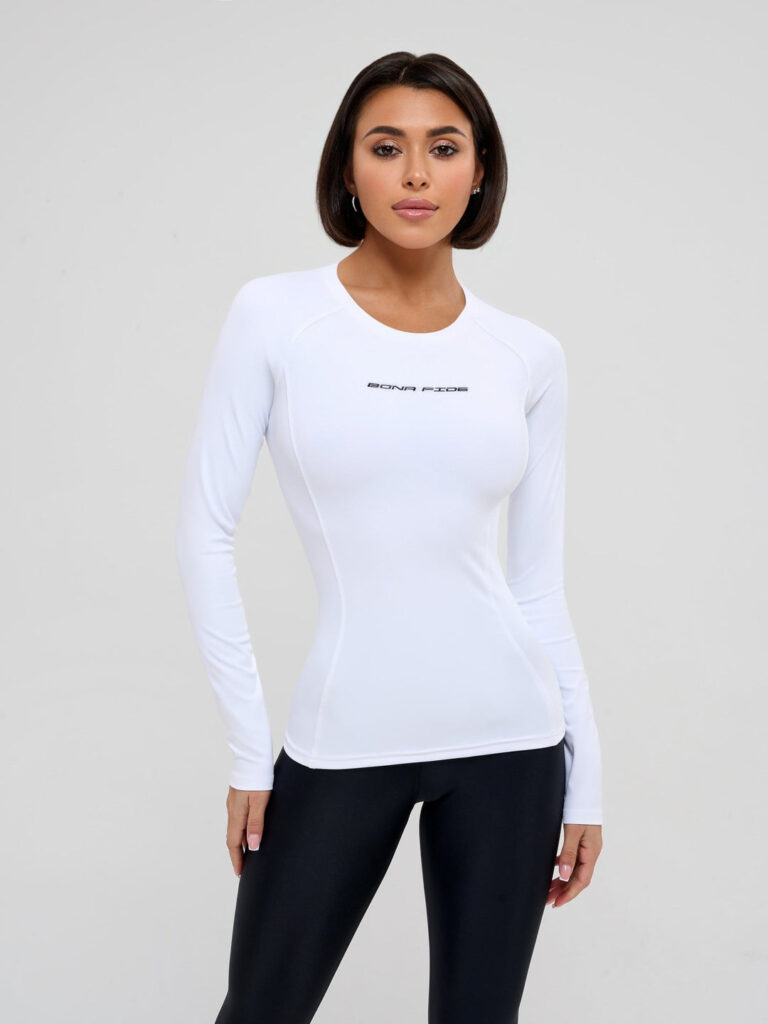 Workout Top Round Juicy White Workout Top Round Juicy White