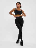 Seamless Leggings Marble Black