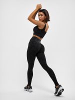Seamless Leggings Marble Black