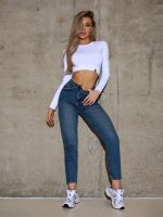 Workout Top Midi White