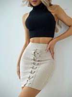 Skirt Athena Ivory Velvet
