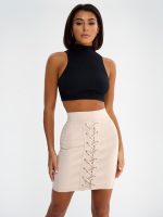 Skirt Athena Ivory Velvet