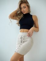 Skirt Athena Ivory Velvet
