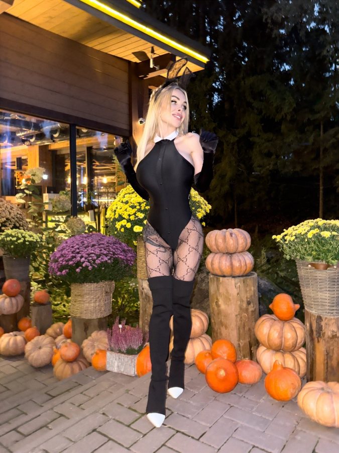 Bodysuit Play Girl Black