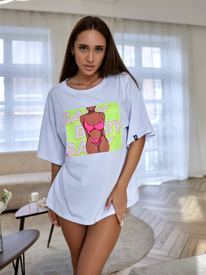 Oversized Cotton T-Shirt GTA – One Size