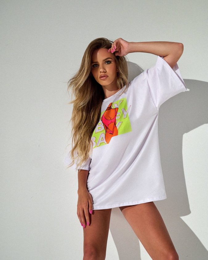 Oversized Cotton T-Shirt GTA – One Size