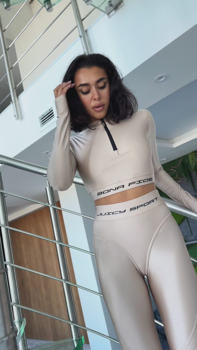 Workout Top Rashguard Juicy Nude
