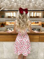Dress Cuty Cute White Cherry