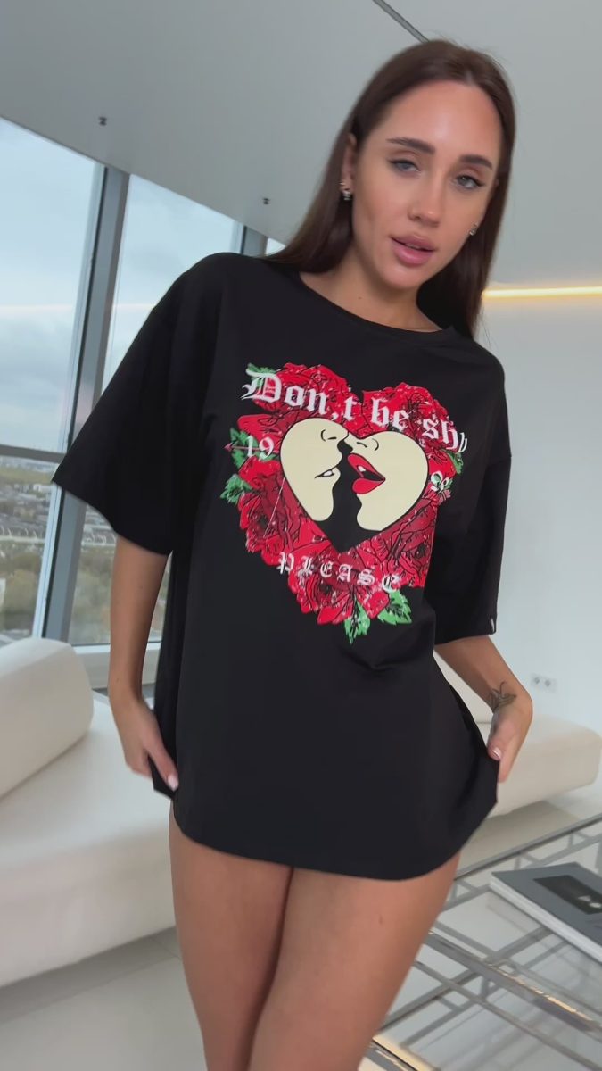 Oversized T-Shirt Lovers – One size