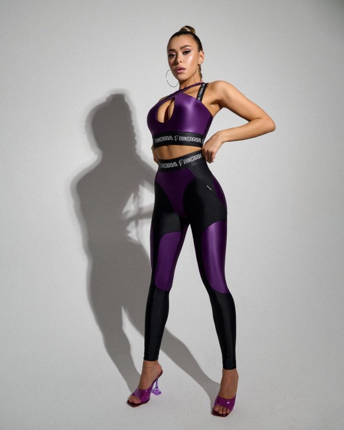 Shaping Leggings Heart Crush Limbo Purple