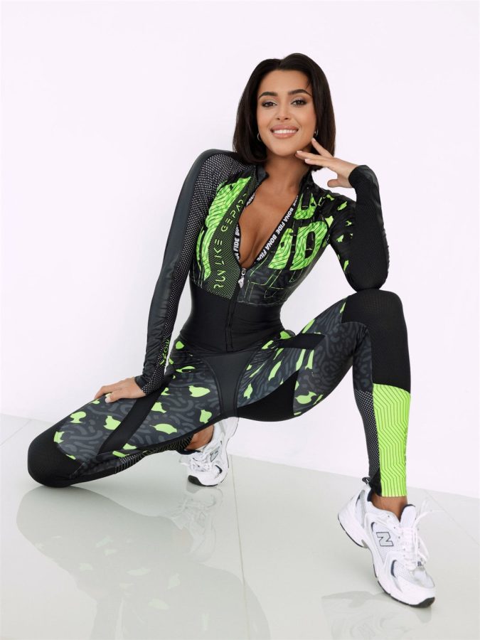 Jumpsuit ComeBase Run Like Gepard Lime