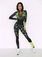 Jumpsuit ComeBase Run Like Gepard Lime
