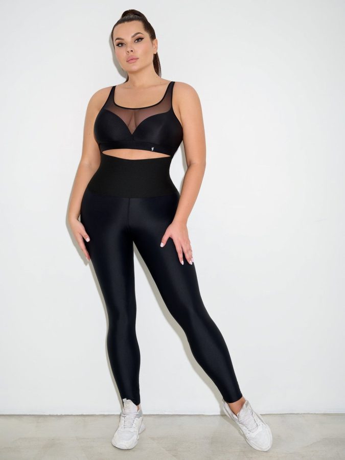 Leggings Bona Compressed Black