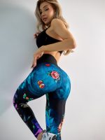 Leggings Bona Corsage Pin-Up Girl