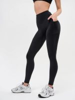 Leggings Bona Tights Black With Pockets