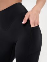 Leggings Bona Tights Black With Pockets