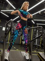 Leggings Extra Sex Corsage Pin-up Girl