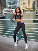 Leggings Extra Sex Push-Up Black Skin