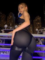 Leggings Extra Sex-Push Up Corsage Black Skin
