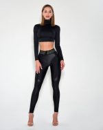Leggings Extra Sex Push-Up LYC Black Skin