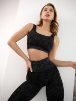 Seamless Leggings Marble Black