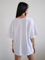Oversized Sports T-Shirt Anime White – One size