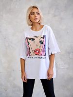 Oversized Cotton T-Shirt Beautiful – One size