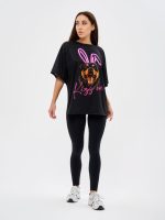 Oversized Cotton T-Shirt Dangerous Kiss – One Size