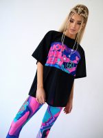 Oversized Cotton T-Shirt Girl Power – One size