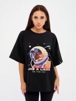 Oversized Cotton T-Shirt Laika – One Size