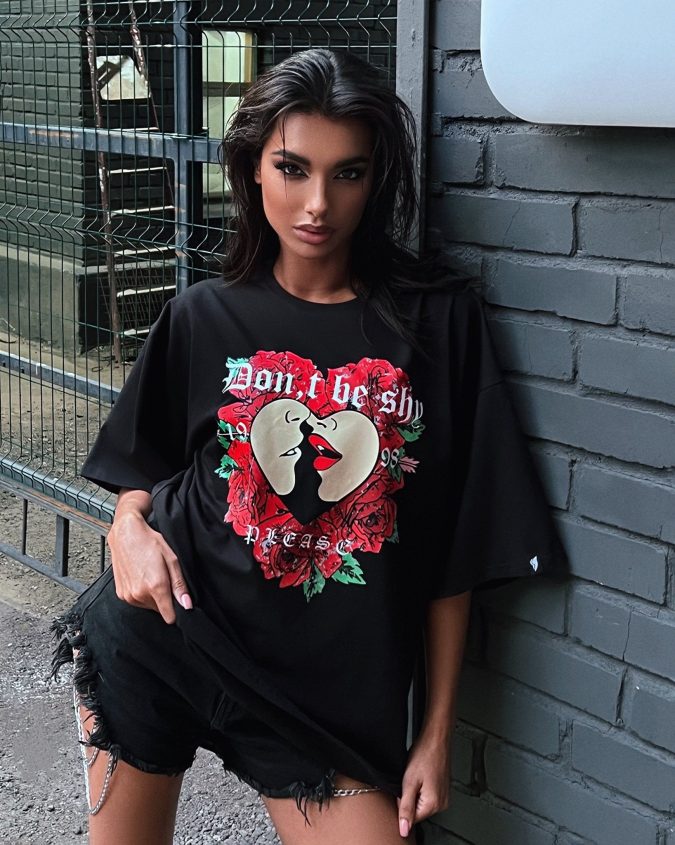 Oversized T-Shirt Lovers – One size