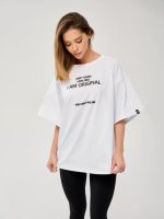 Oversized Cotton T-Shirt I Am Original