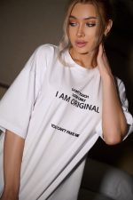 Oversized Cotton T-Shirt I Am Original