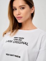 Oversized Cotton T-Shirt I Am Original