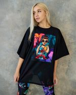 Oversized T-Shirt Pin-Up Girl – One size