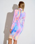 Polo Neck Dress Crystal