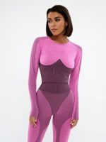Seamless Workout Top Majestic Rash Pink