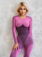Seamless Workout Top Majestic Rash Pink