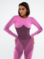 Seamless Workout Top Majestic Rash Pink