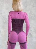 Seamless Workout Top Majestic Rash Pink
