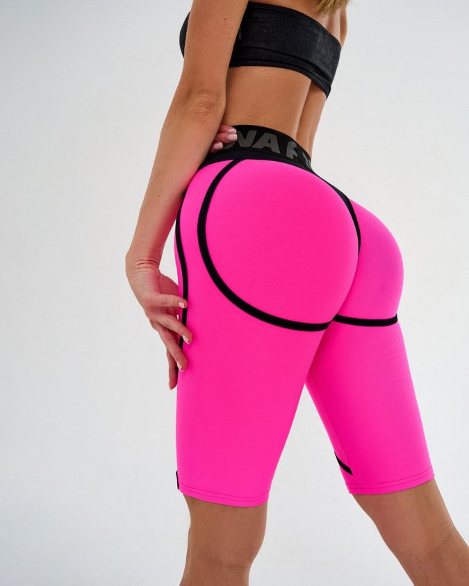 Shorts Bona Cycling Extra Sex Acid Pink