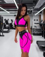 Shorts Bona Cycling Extra Sex Acid Pink