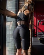 Shorts Bona Cycling Extra Sex Push-up Black Skin