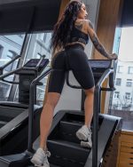 Shorts Bona Cycling Extra Sex Push-up Corsage LYC Black Skin