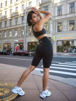 Shorts Bona Seamless Cycling Black