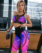 Sports Bra Top For Top Neon Kiss